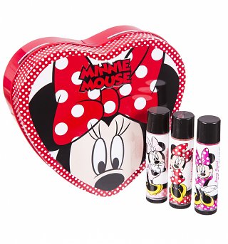 Lip Smacker Minnie Mouse Bow Tin with 3 Lip Balms Lip Smacker Minnie Mouse Bow Tin with 3 Lip Balms