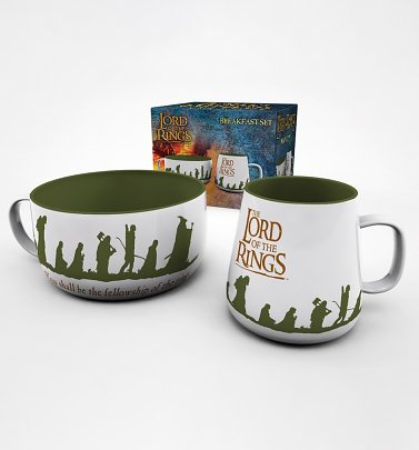 Lord Of The Rings Breakfast Set Lord Of The Rings Breakfast Set