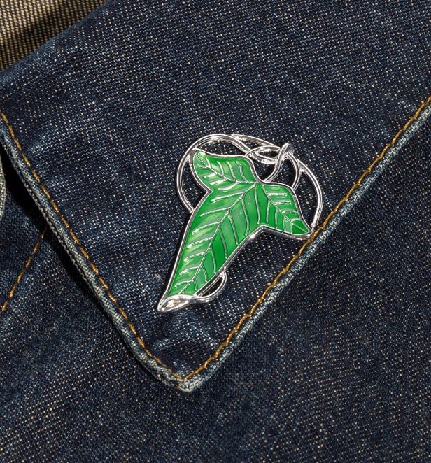 Lord Of The Rings Lorien Leaf Enamel Pin Badge