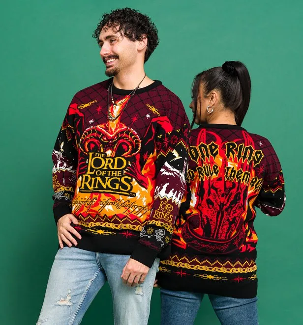 Lord of the Rings One Ring Christmas Jumper