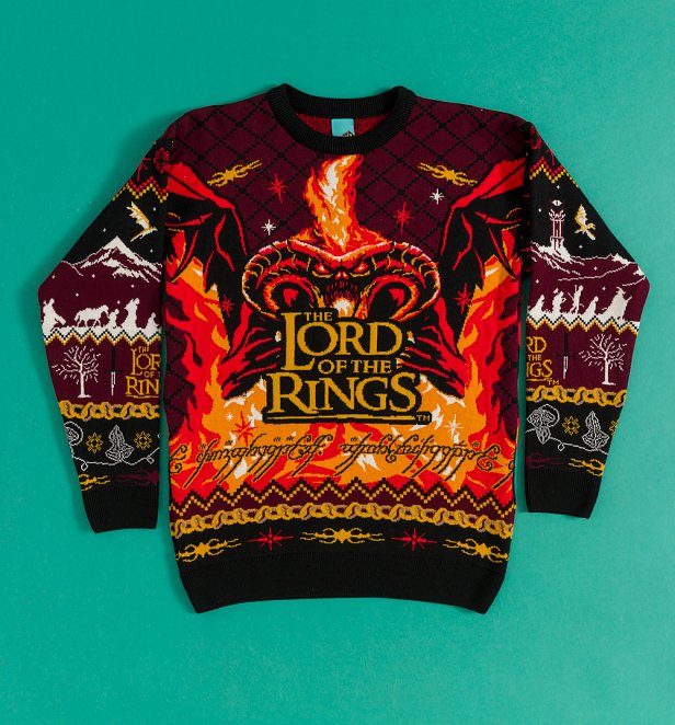 Lord of the Rings One Ring Christmas Jumper