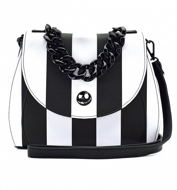 Loungefly x The Nightmare Before Christmas Striped Crossbody Bag Loungefly x The Nightmare Before Christmas Striped Crossbody Bag