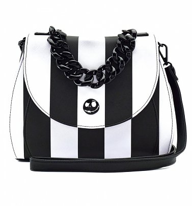 Loungefly x The Nightmare Before Christmas Striped Crossbody Bag Loungefly x The Nightmare Before Christmas Striped Crossbody Bag