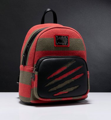 Loungefly A Nightmare On Elm Street Freddy Sweater Mini Backpack Loungefly A Nightmare On Elm Street Freddy Sweater Mini Backpack