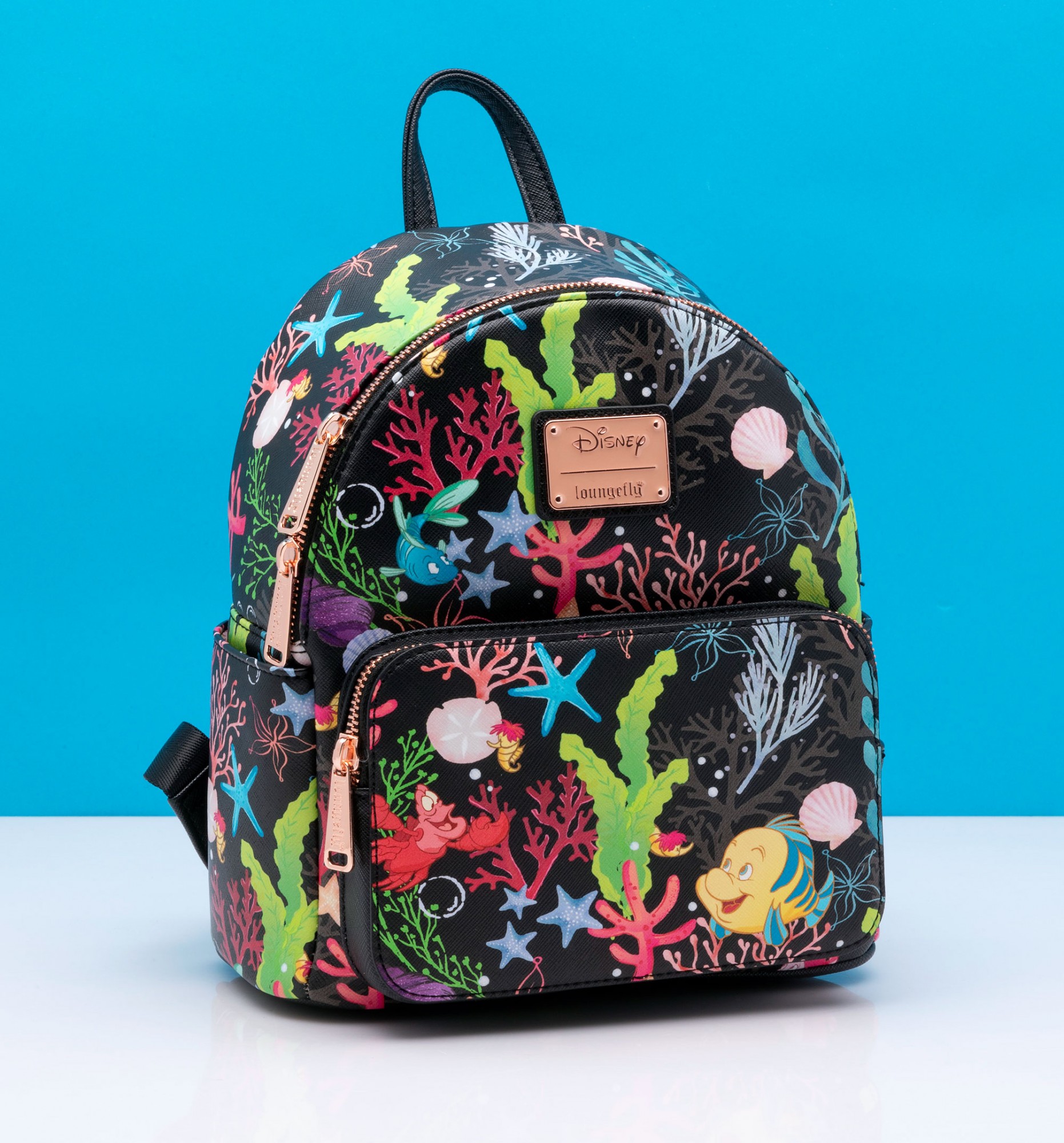 the little mermaid loungefly backpack