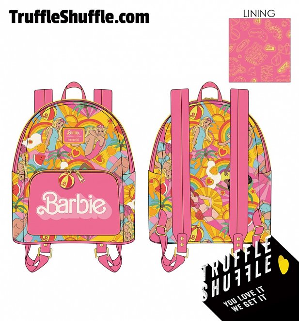 Loungefly Barbie Fun In The Sun Mini Backpack Loungefly Barbie Fun In The Sun Mini Backpack