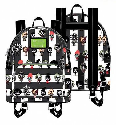 Loungefly Beetlejuice Group Chibi All Over Print Mini Backpack Loungefly Beetlejuice Group Chibi All Over Print Mini Backpack