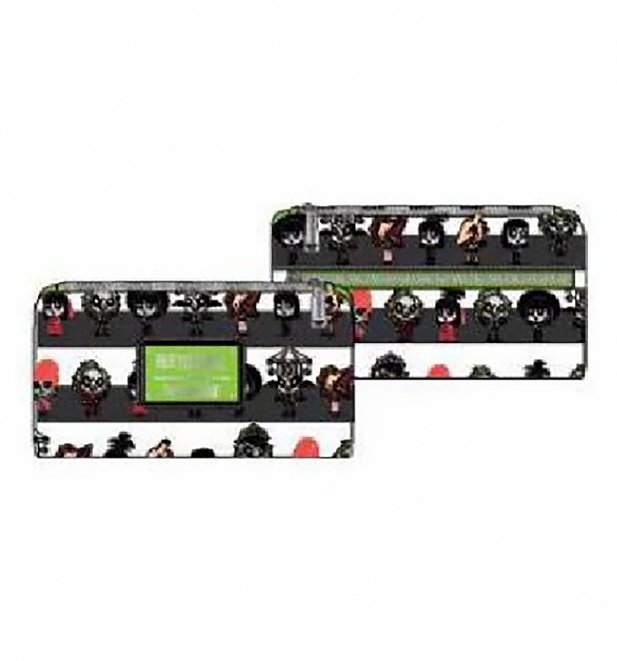 Loungefly Beetlejuice Group Chibi All Over Print Wallet Loungefly Beetlejuice Group Chibi All Over Print Wallet