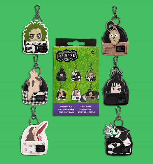 Loungefly Beetlejuice Mystery Mini Backpack Bag Charm