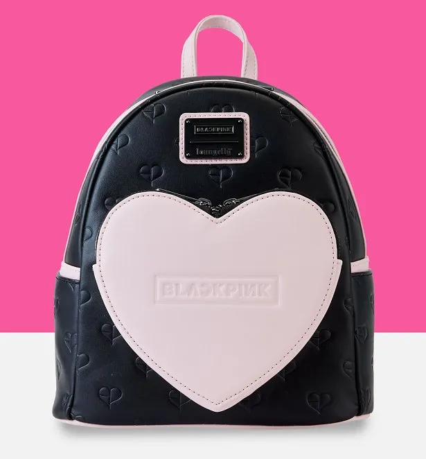Loungefly Blackpink All Over Print Heart Mini Backpack