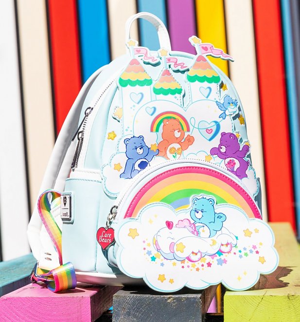 Loungefly Care Bears Care-A-Lot Castle Mini Backpack