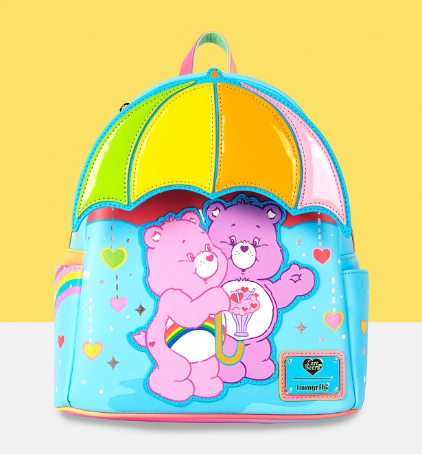 Loungefly Care Bears Rainbow Umbrella Mini Backpack Loungefly Care Bears Rainbow Umbrella Mini Backpack