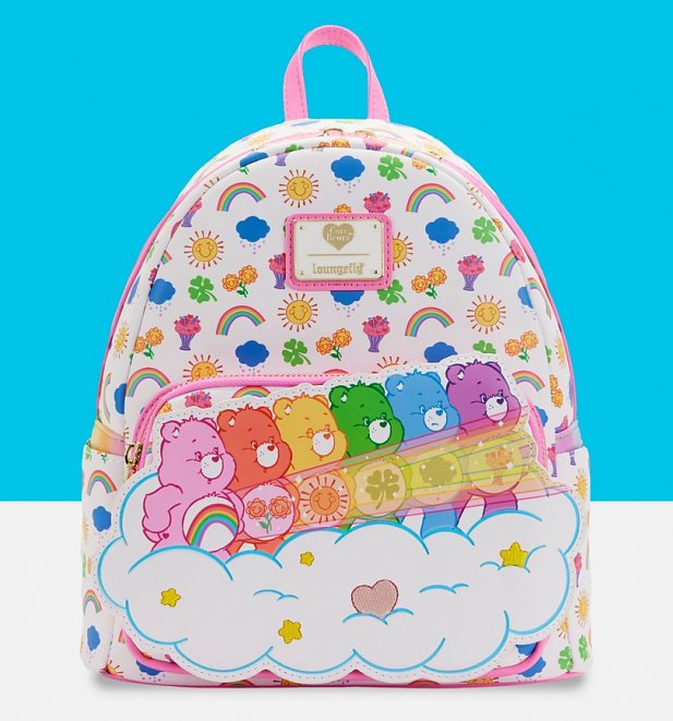 Loungefly Care Bears Stare Rainbow Mini Backpack