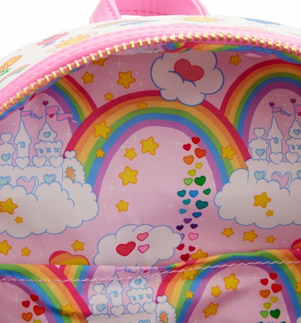 Loungefly Care Bears Stare Rainbow Mini Backpack