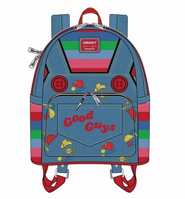 Loungefly Childs Play Chucky Cosplay Mini Backpack Loungefly Childs Play Chucky Cosplay Mini Backpack
