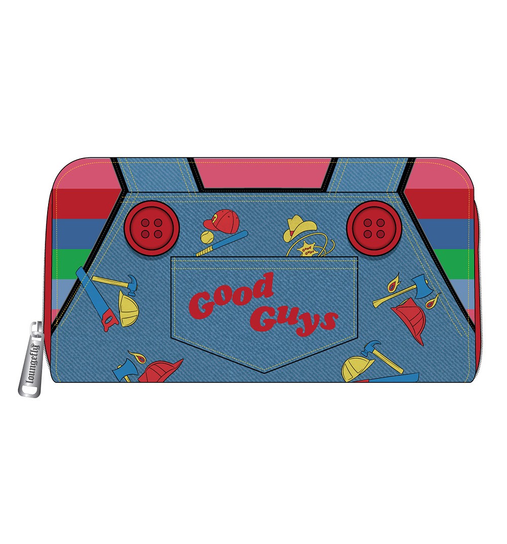 Loungefly Childs Play Chucky Cosplay Zip Around Wallet