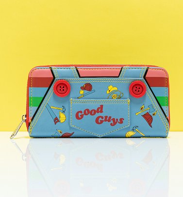Loungefly Childs Play Chucky Cosplay Zip Around Wallet Loungefly Childs Play Chucky Cosplay Zip Around Wallet
