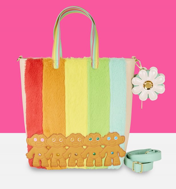 Loungefly Classic Trolls Tote Bag Loungefly Classic Trolls Tote Bag