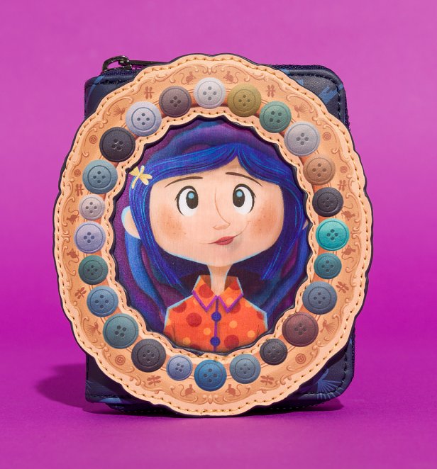 Loungefly Coraline Button Portrait Wallet Loungefly Coraline Button Portrait Wallet