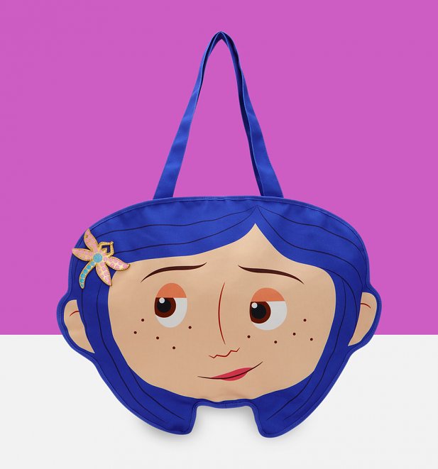 Loungefly Coraline Oversize Canvas Tote Bag