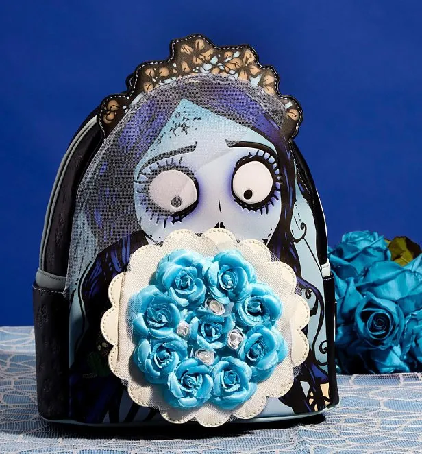Loungefly Corpse Bride Emily Bouquet Mini Backpack