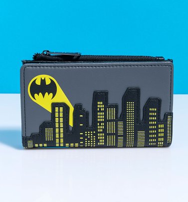 Loungefly DC Comics Batman Bat Signal Wallet Loungefly DC Comics Batman Bat Signal Wallet