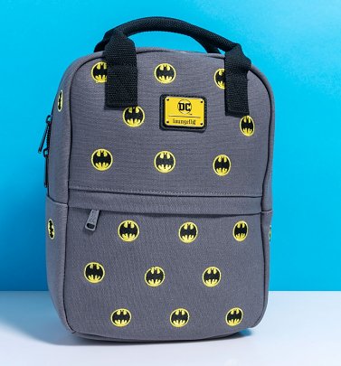 Loungefly DC Comics Batman Embroidered Canvas Backpack Loungefly DC Comics Batman Embroidered Canvas Backpack