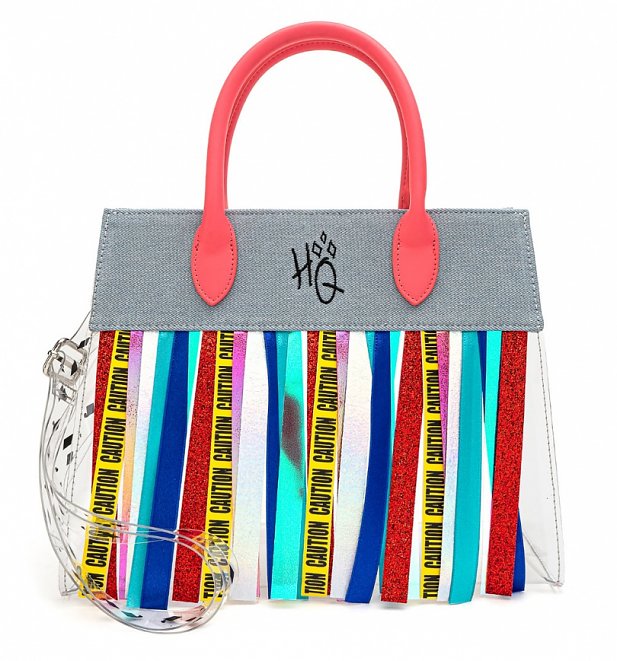 Loungefly DC Comics Birds of Prey Harley Quinn Fringe Crossbody Bag Loungefly DC Comics Birds of Prey Harley Quinn Fringe Crossbody Bag