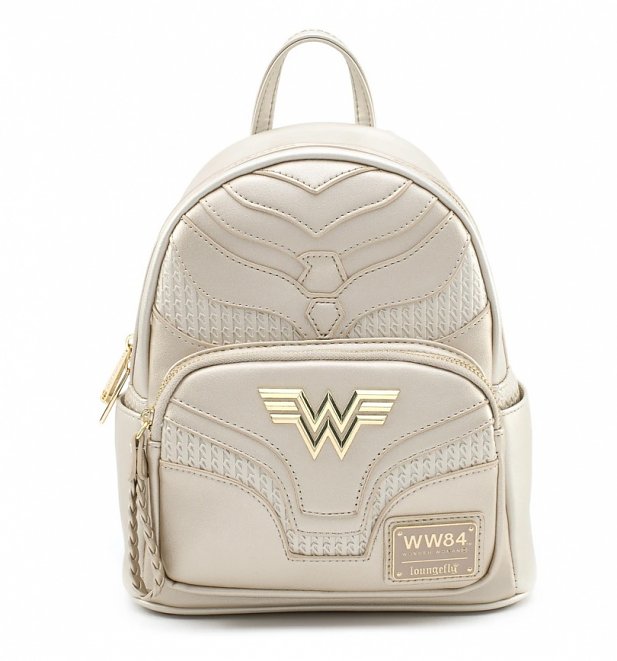 Loungefly DC Comics Wonder Woman 84 Cosplay Mini Backpack Loungefly DC Comics Wonder Woman 84 Cosplay Mini Backpack
