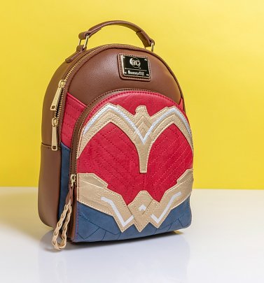 Loungefly DC Comics Wonder Woman Cosplay Mini Backpack Loungefly DC Comics Wonder Woman Cosplay Mini Backpack