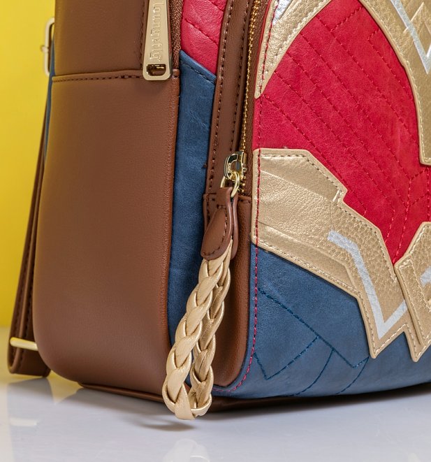 Loungefly DC Comics Wonder Woman Cosplay Mini Backpack