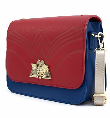 Loungefly DC Comics Wonder Woman Swivel Lock Lasso Strap Cross Body Bag Loungefly DC Comics Wonder Woman Swivel Lock Lasso Strap Cross Body Bag