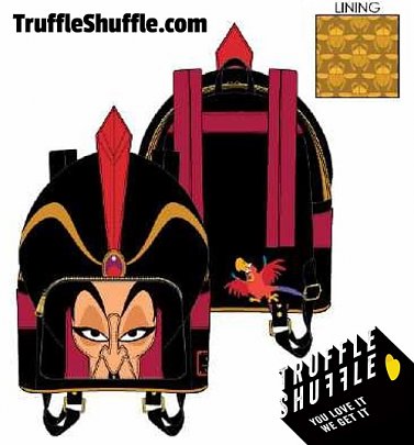 Loungefly Disney Aladdin Jafar Cosplay Mini Backpack Loungefly Disney Aladdin Jafar Cosplay Mini Backpack