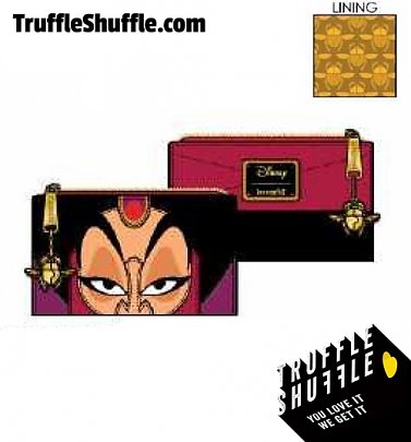 Loungefly Disney Aladdin Jafar Cosplay Wallet Loungefly Disney Aladdin Jafar Cosplay Wallet