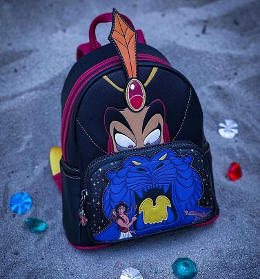 Loungefly Disney Aladdin Jafar Villains Scene Mini Backpack Loungefly Disney Aladdin Jafar Villains Scene Mini Backpack