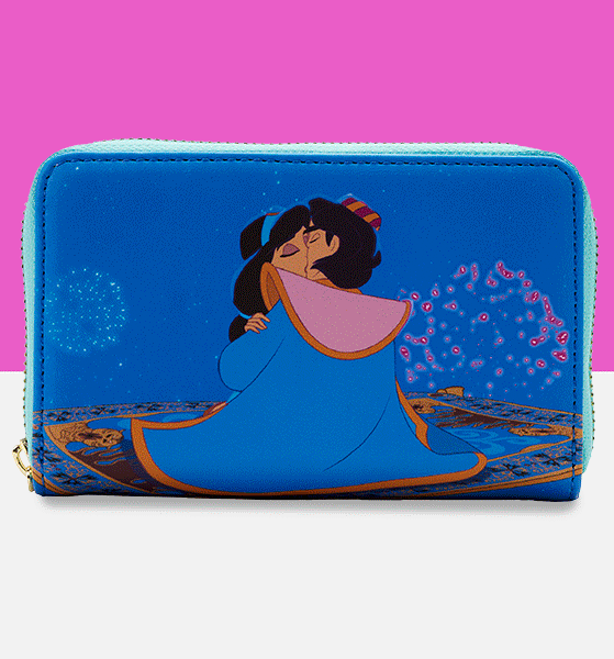 Loungefly Disney Aladdin Jasmine Princess Series Zip Around Wallet