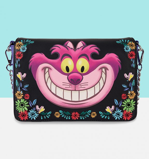 Loungefly Disney Alice In Wonderland Cheshire Cat Crossbody Bag Loungefly Disney Alice In Wonderland Cheshire Cat Crossbody Bag