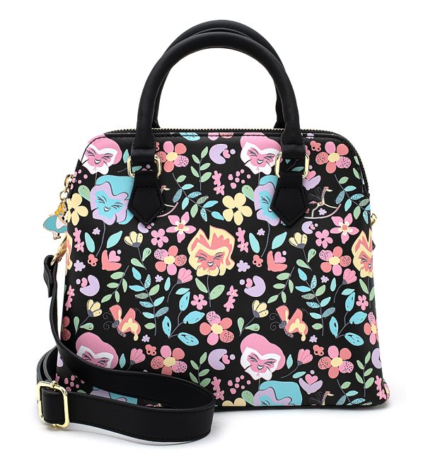 Loungefly Disney Alice In Wonderland Floral All Over Print Crossbody Bag Loungefly Disney Alice In Wonderland Floral All Over Print Crossbody Bag