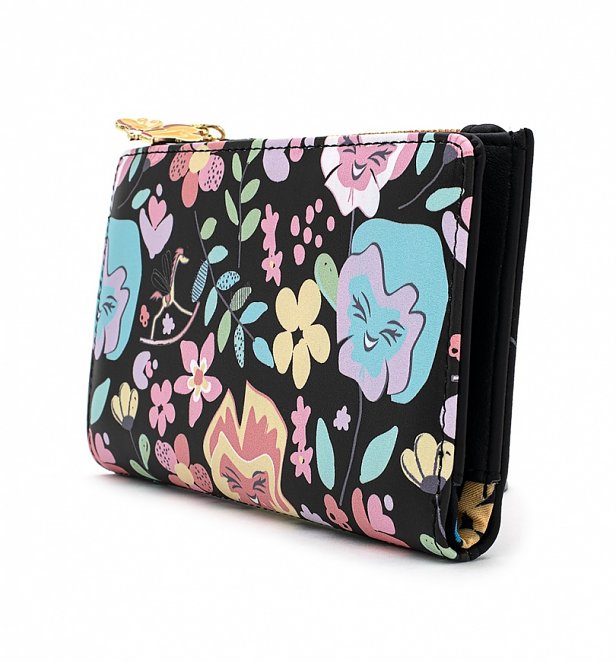 Loungefly Disney Alice In Wonderland Floral All Over Print Wallet