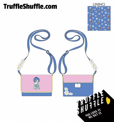 Loungefly Disney Alice In Wonderland Key Hold Crossbody Bag Loungefly Disney Alice In Wonderland Key Hold Crossbody Bag