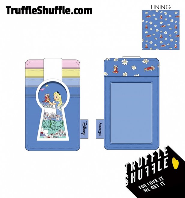Loungefly Disney Alice In Wonderland Key Hole Card Holder Loungefly Disney Alice In Wonderland Key Hole Card Holder