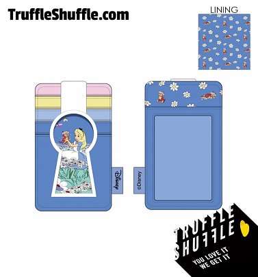 Loungefly Disney Alice In Wonderland Key Hole Card Holder Loungefly Disney Alice In Wonderland Key Hole Card Holder