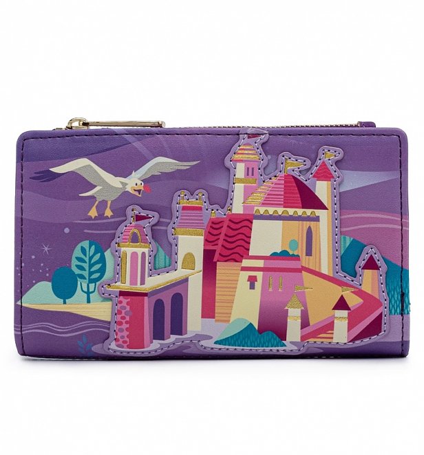 Loungefly Disney Ariel Castle Collection Flap Wallet Loungefly Disney Ariel Castle Collection Flap Wallet