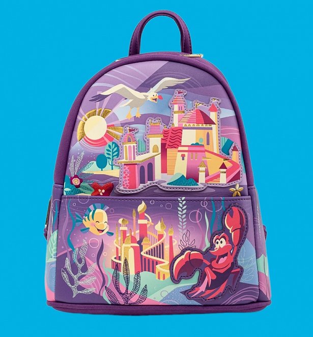 Loungefly Disney Ariel Castle Collection Mini Backpack