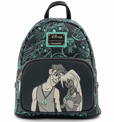 Loungefly Disney Atlantis 20th Anniversary Kida Milo Mini Backpack Loungefly Disney Atlantis 20th Anniversary Kida Milo Mini Backpack