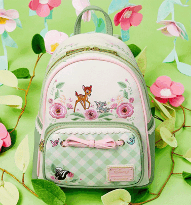 Loungefly Disney Bambi Spring Time Gingham Mini Backpack