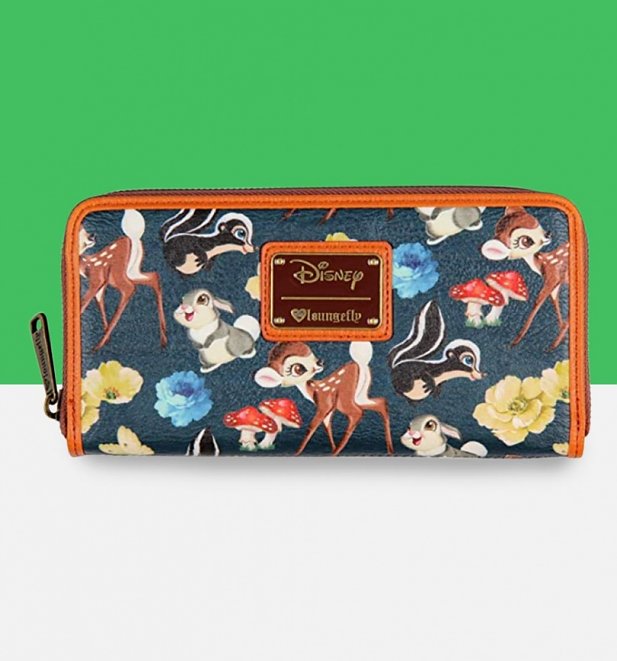 Loungefly Disney Bambi and Friends All Over Print Wallet