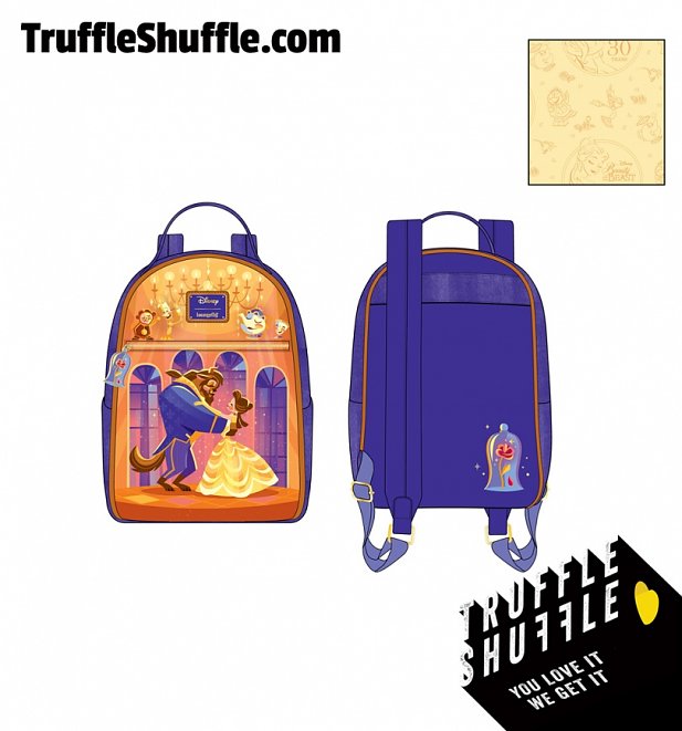 Loungefly Disney Beauty And The Beast Ballroom Scene Mini Backpack Loungefly Disney Beauty And The Beast Ballroom Scene Mini Backpack