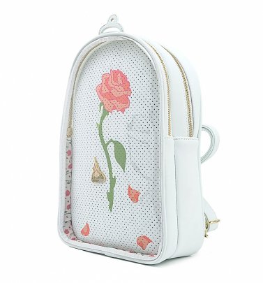 Loungefly Disney Beauty And The Beast Pin Collector Convertible Backpack Loungefly Disney Beauty And The Beast Pin Collector Convertible Backpack
