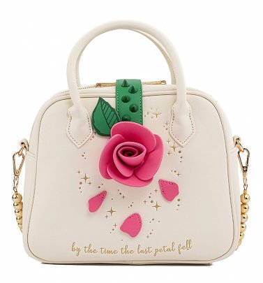 Loungefly Disney Beauty And The Beast Rose Crossbody Bag Loungefly Disney Beauty And The Beast Rose Crossbody Bag